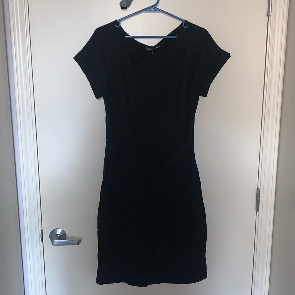 Women’s cotton black dress